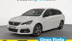 Blanco Usado 2017 Peugeot 308 GT-line Familiar | 10.990 € (Precio justo)