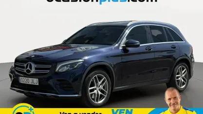 Usado Mercedes GLC250 204 CV (150 kW) 2016 Azul SUV
