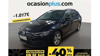Usado VW Golf VIII Life 116 HP (85 kW) 2021 Preto Carrinha