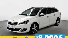 Blanco Usado 2015 Peugeot 308 Allure Familiar | 12.250 € (Precio justo)
