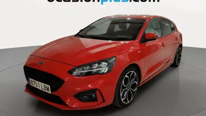 Usado Ford Focus ST-Line 125 CV (91 kW) 2019 Rojo Utilitario
