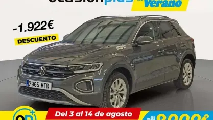 Usado VW T-Roc Life 110 CV (80 kW) 2024 Gris SUV