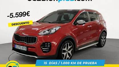 Rojo Usado 2017 Kia Sportage GT-Line SUV | 14.991 € (Buen precio)