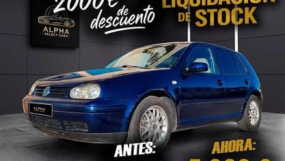 Usado VW Golf IV GTI 150 CV (110 kW) 2000 Azul Utilitario