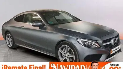 Gris Usado 2016 Mercedes C300 Coupe | 24.990 € (Precio justo)