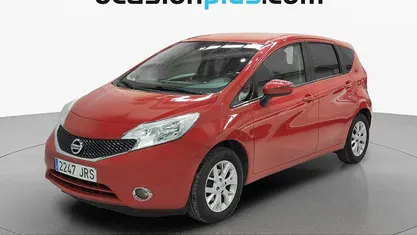 Begagnad Nissan Note Acenta 80 HK (58 kW) 2016 Röd Halvkombi