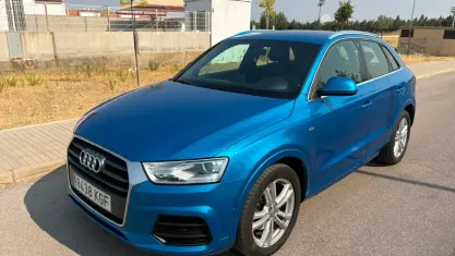 Usado Audi Q3 S-Line 150 CV (110 kW) 2017 Azul SUV
