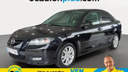 Usado Mazda 3 Active Plus 105 CV (77 kW) 2007 Negro Berlina