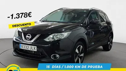 Usado Nissan Qashqai N-Connecta 131 CV (96 kW) 2016 Negro SUV