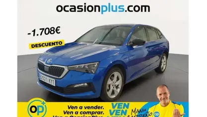 Usado Skoda Scala Ambition 116 CV (85 kW) 2019 Azul Utilitario