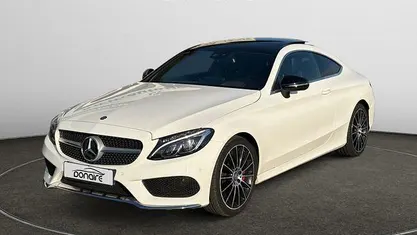 Usado Mercedes C250 AMG line 204 CV (150 kW) 2016 Negro Coupe