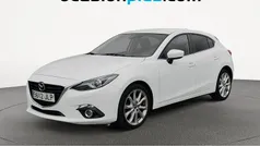 Blanco Usado 2016 Mazda 3 Luxury Utilitario | 14.900 € (Precio justo)
