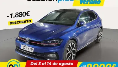 Usado VW Polo GTI 200 CV (147 kW) 2019 Azul Utilitario