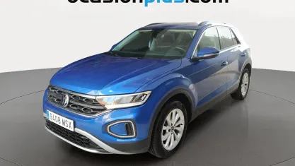 Usado VW T-Roc Life 110 CV (80 kW) 2024 Azul SUV