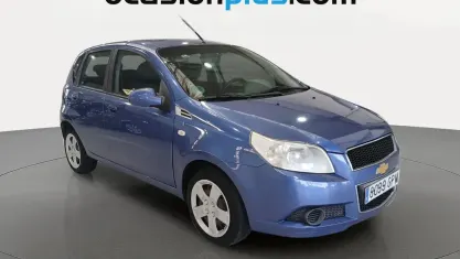 Usado Chevrolet Aveo LS 101 CV (74 kW) 2009 Azul Utilitario