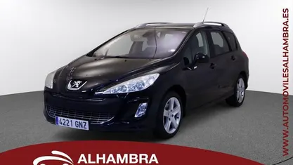 Usado Peugeot 308 SW Premium 136 CV (100 kW) 2009 Negro Familiar