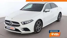 Blanco Usado 2019 Mercedes A180 AMG line Berlina | 20.599 € (Buen precio)