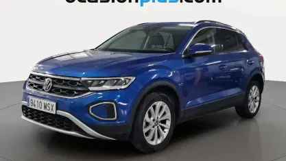 Usado VW T-Roc Life 110 CV (80 kW) 2024 Azul SUV