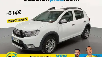 Usado Dacia Sandero Stepway Ambiance 90 CV (66 kW) 2017 Blanco Utilitario
