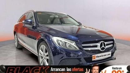 Brugt Mercedes C220 170 HK (125 kW) 2017 Blå Stationcar