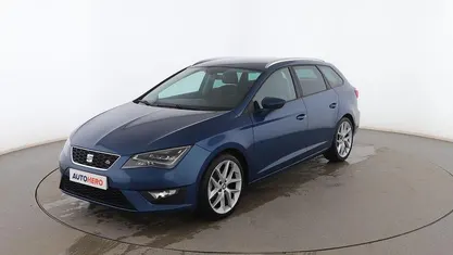 Azul Usado 2016 Seat Leon FR Familiar | 15.499 € (Precio justo)