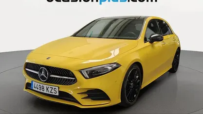 Usado Mercedes A190 AMG 190 CV (139 kW) 2019 Amarillo Utilitario
