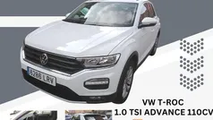 Blanco Usado 2021 VW T-Roc Advance SUV | 19.800 € (Precio justo)