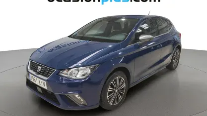 Usado Seat Ibiza XCELLENCE 90 CV (66 kW) 2019 Azul Utilitario