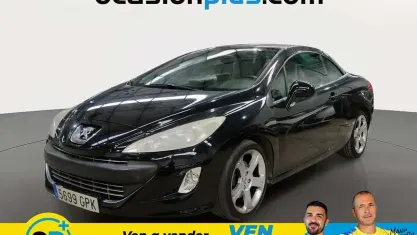 Usado Peugeot 308 CC 150 CV (110 kW) 2009 Negro Descapotable