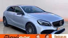 Gris Usado 2016 Mercedes A200 AMG line Berlina | 20.470 € (Precio justo)