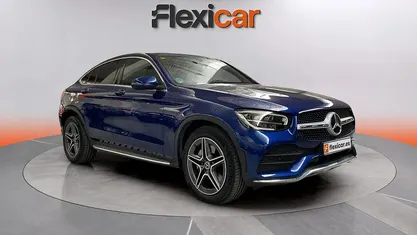 Usado Mercedes GLC300 245 CV (180 kW) 2020 Azul Coupe