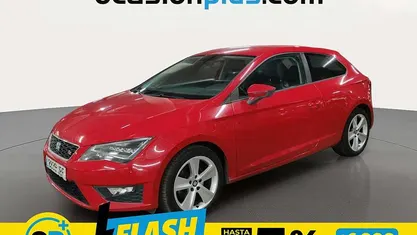Usado Seat Leon FR 122 CV (89 kW) 2014 Rojo Utilitario