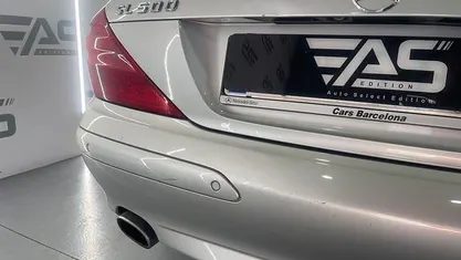 Usado Mercedes SL500 306 CV (225 kW) 2002 Gris / plata Descapotable