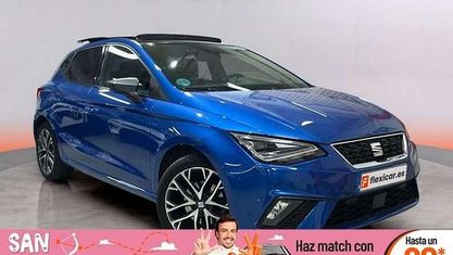 Usado Seat Ibiza FR 110 CV (80 kW) 2022 Azul Utilitario