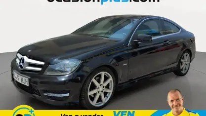 Usado Mercedes C220 170 CV (125 kW) 2012 Negro Coupe