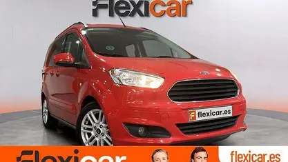 Rojo Usado 2018 Ford Tourneo Courier Ambiente Monovolumen | 10.790 € (Precio justo)