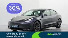 Gris Usado 2021 Tesla Model 3 Long Range Berlina | 29.490 € (Precio justo)