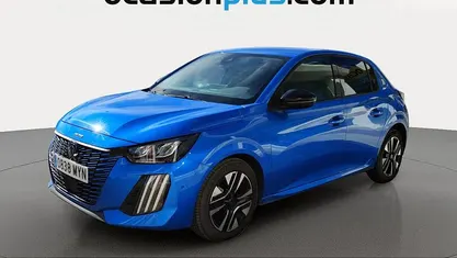 Usado Peugeot 208 Allure 102 CV (75 kW) 2025 Azul Utilitario