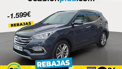 Azul Usado 2016 Hyundai Santa Fe Style SUV | 19.991 € (Precio justo)