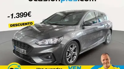 Usado Ford Focus ST-Line 125 HP (91 kW) 2020 Cinzento Citadino