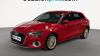 Usado Audi A3 Sportback Advanced Plus 110 CV (80 kW) 2023 Rojo Utilitario