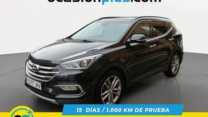 Negro Usado 2015 Hyundai Santa Fe Style SUV | 17.900 € (Precio justo)