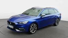 Azul Usado 2021 Seat Leon ST FR Familiar | 17.728 € (Precio justo)
