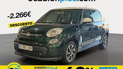 Usado Fiat 500L Pop Star 95 CV (69 kW) 2017 Verde Monovolumen