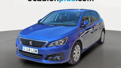 Usado Peugeot 308 Style 110 CV (80 kW) 2020 Azul Utilitario