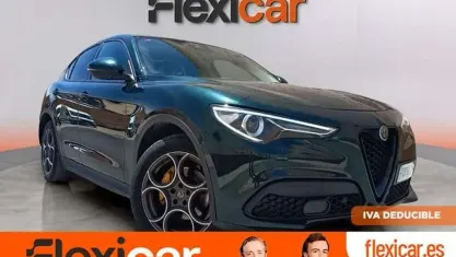 Usado Alfa Romeo Stelvio Sprint 200 CV (147 kW) 2021 Verde SUV