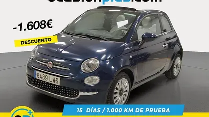 Usado Fiat 500 Dolcevita 70 CV (51 kW) 2022 Azul Descapotable