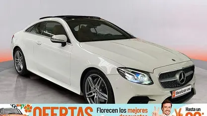 Usado Mercedes E220 194 CV (142 kW) 2018 Blanco Coupe