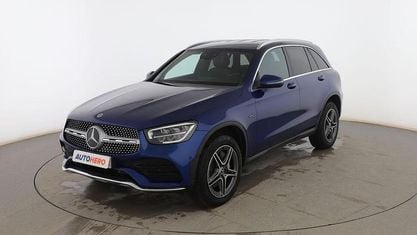 Usado Mercedes GLC300e AMG line 306 HP (225 kW) 2020 Azul SUV