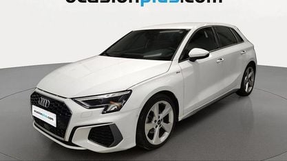 Käytetty Audi A3 Sportback S-Line 150 HP (110 kW) 2023 Valkoinen Viistoperä